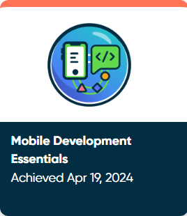 Mobile Development Essentials badge