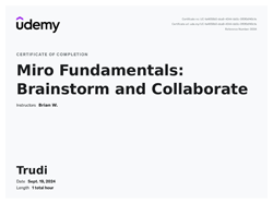 Miro Fundamentals certificate