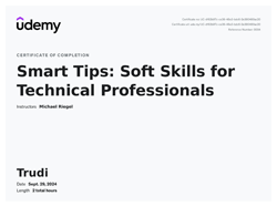 Soft Skills for the Technical Professional certificate